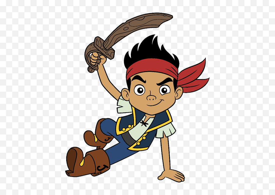 Jake And The Neverland Pirates Clip Art - Jake And The Neverland Pirates Amazon Emoji,Pirate Sword Clipart