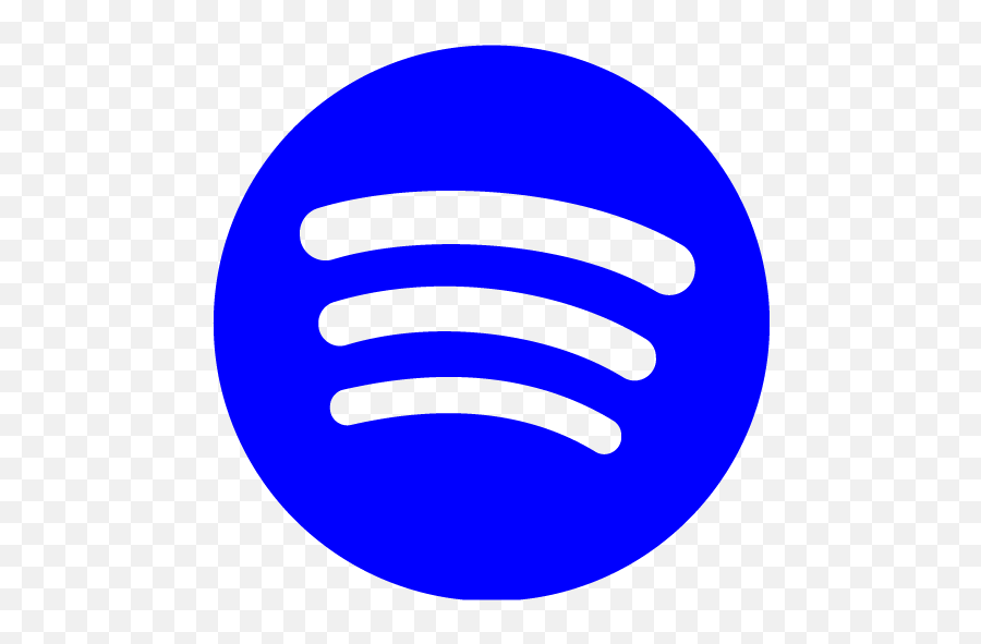 Blue Spotify Icon - Spotify 4 Artist Emoji,Spotify Logo