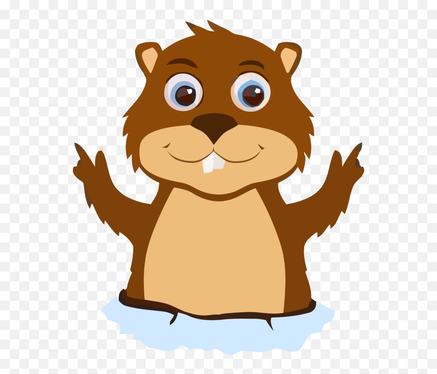 Groundhog Day Cartoon Squirrel Waving Hello For Groundhog Emoji,Groundhog Png