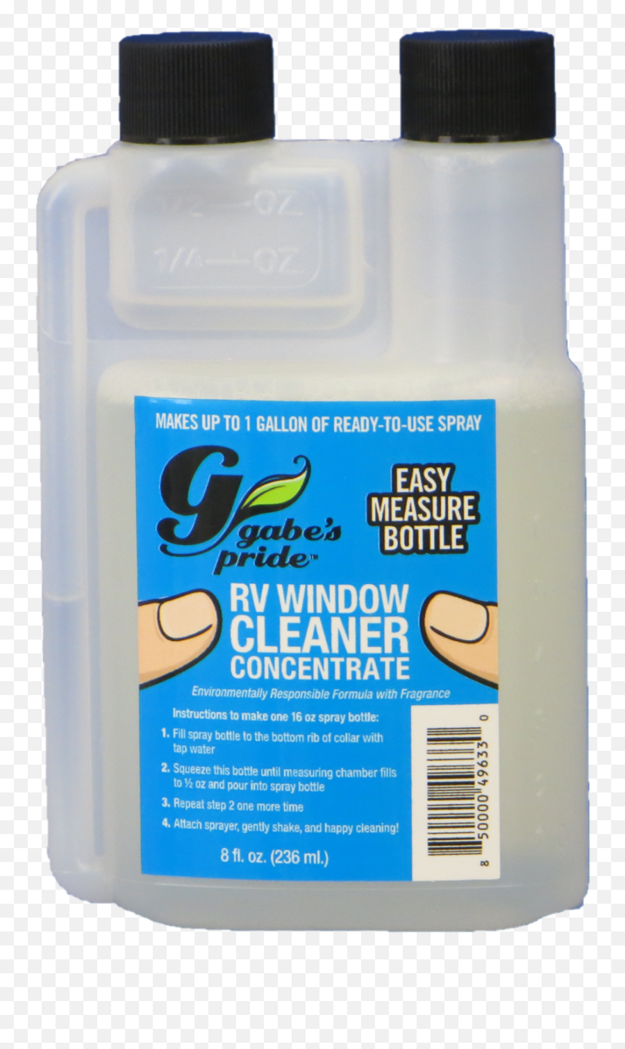 Gabeu0027s Pride Rv Window Cleaner Concentrate With Fragrance - 8 Oz Concentrated Refill Makes 1 Gallon Emoji,Windex Png