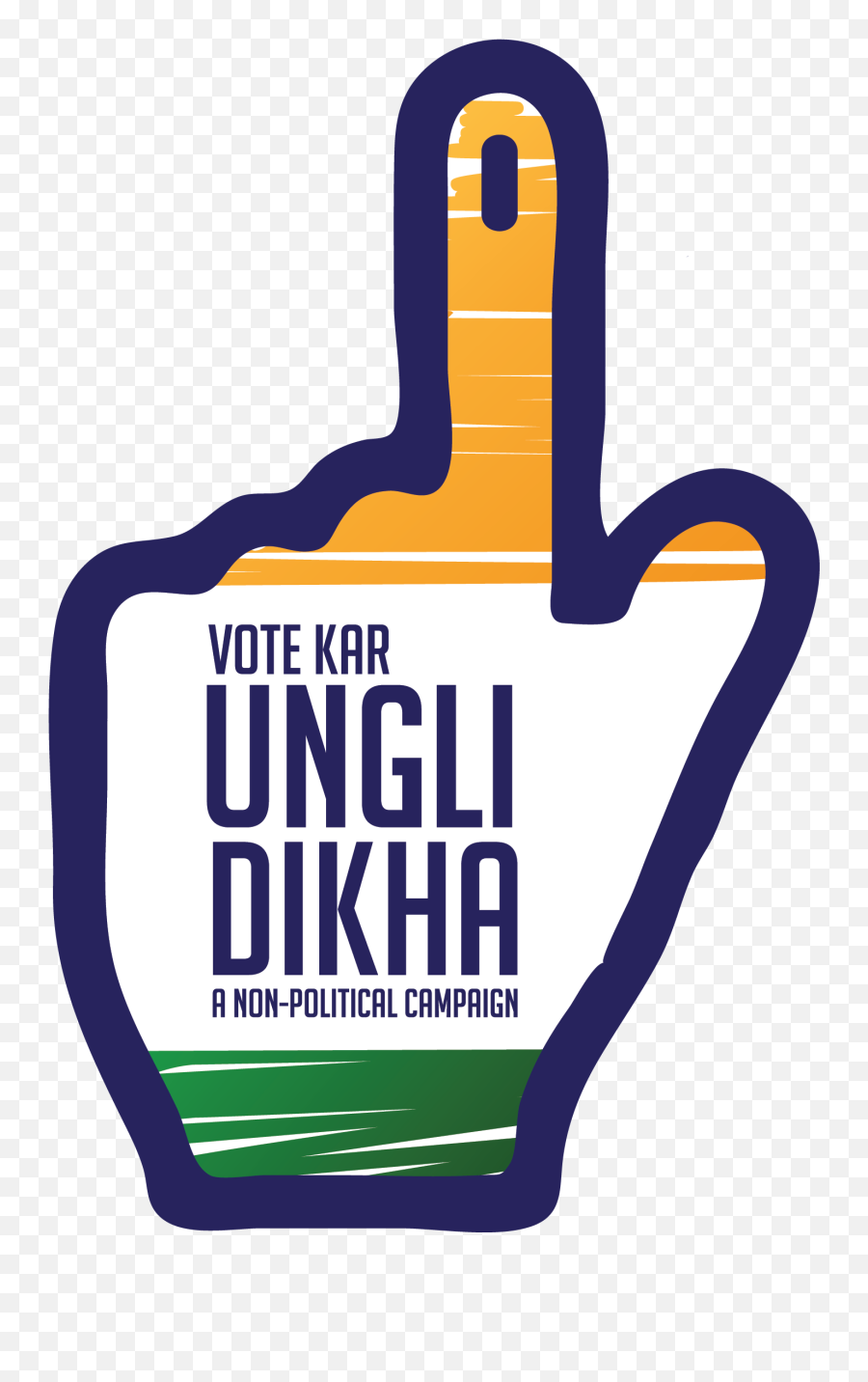 Maharashtra Lets Vote Clipart - Ungli Dikha Logo Emoji,Vote Clipart