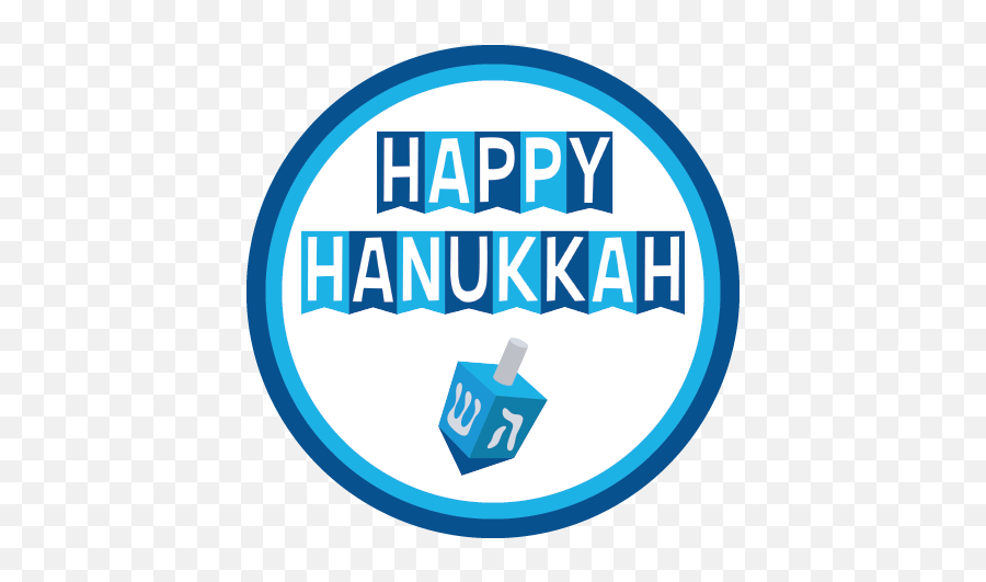 Download Hanukkah Napkin Knot - Happy Hanukkah Dreidel Happy Hanukkah Dreidel Clipart Emoji,Dreidel Clipart