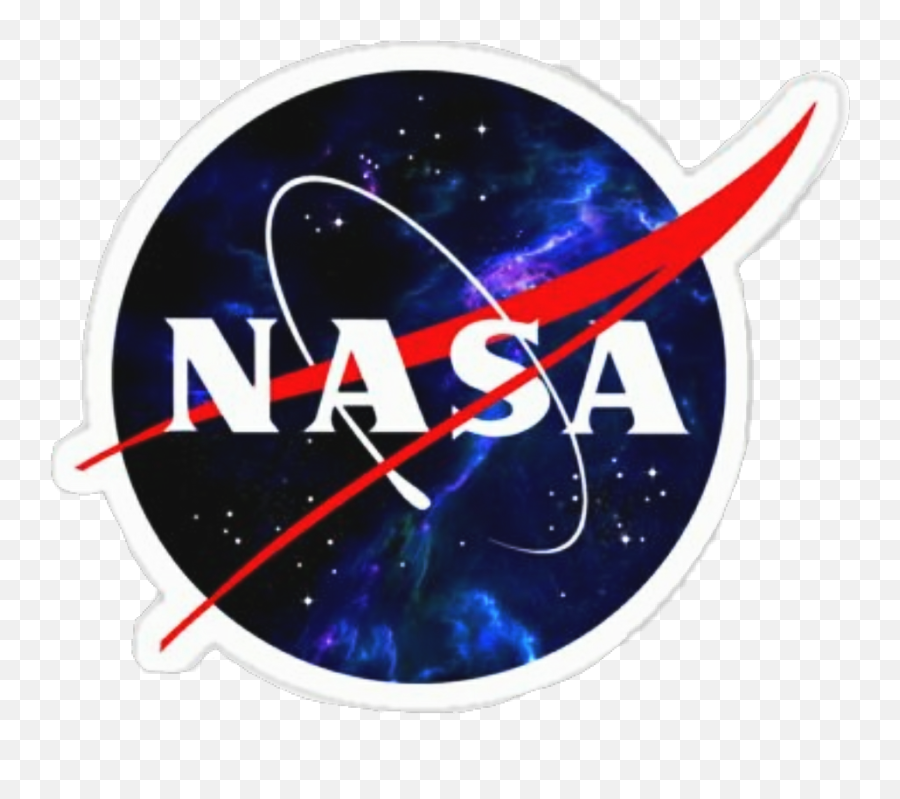 Nasa Space Galaxy Stars Love Sticker By Madhavi - Patches Para Imprimir Nasa Emoji,Geometric Logo