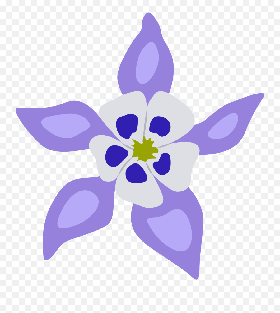 Columbine Flower - Decorative Emoji,Lesbian Clipart