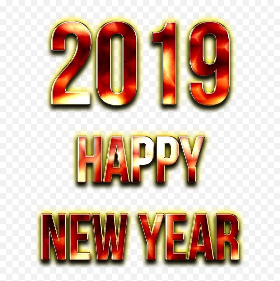 2019 Happy New Year Png Free Image - Portable Network Graphics Emoji,Happy New Year 2019 Png