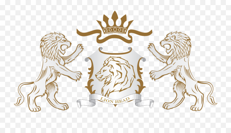 Lions Head Logo Png Transparent Png - Lions Head Logo Emoji,Lion Head Logo