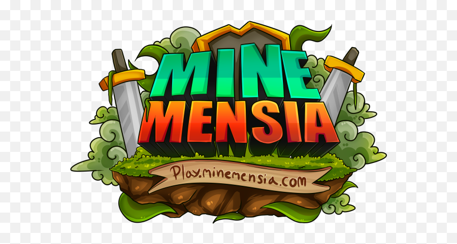 Minemensia - Skywars Prison Survival Creative Language Emoji,Minecraft Server Logo