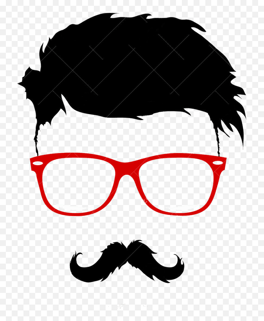 Download Hairstyle Vector Bun Graphics - Moustache And Beard Clipart Emoji,Santa Beard Png