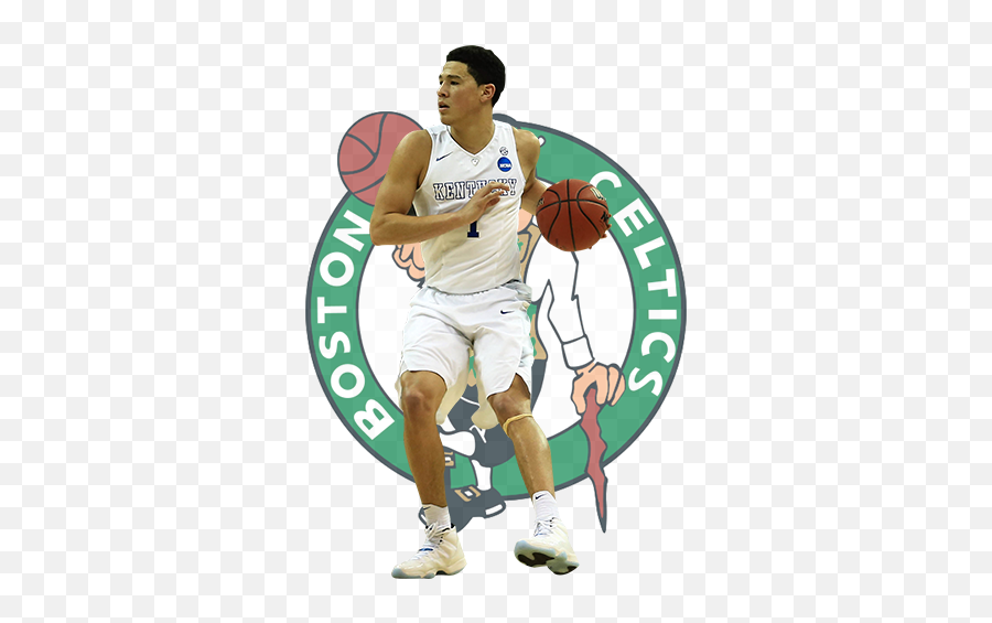 Devin Booker Sg Kentucky Ht - Boston Celtics 184px Logo Emoji,Boston Celtics Logo