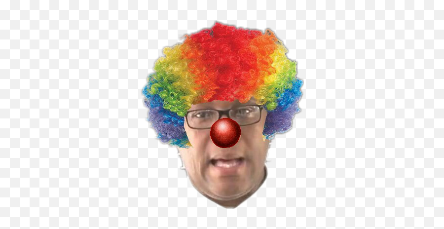 Clown Wig Png - Dog Wif Clown Hat Emoji,Clown Wig Png