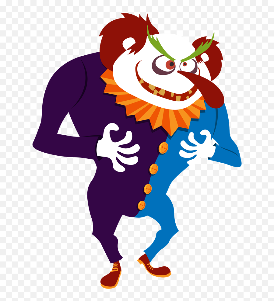 Free Halloween Clown Cliparts Download Free Halloween Clown - Scary Clown Cartoon Free Emoji,Pennywise Clipart