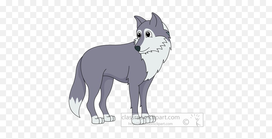 Picture - Wolf Clipart Emoji,Wolf Clipart