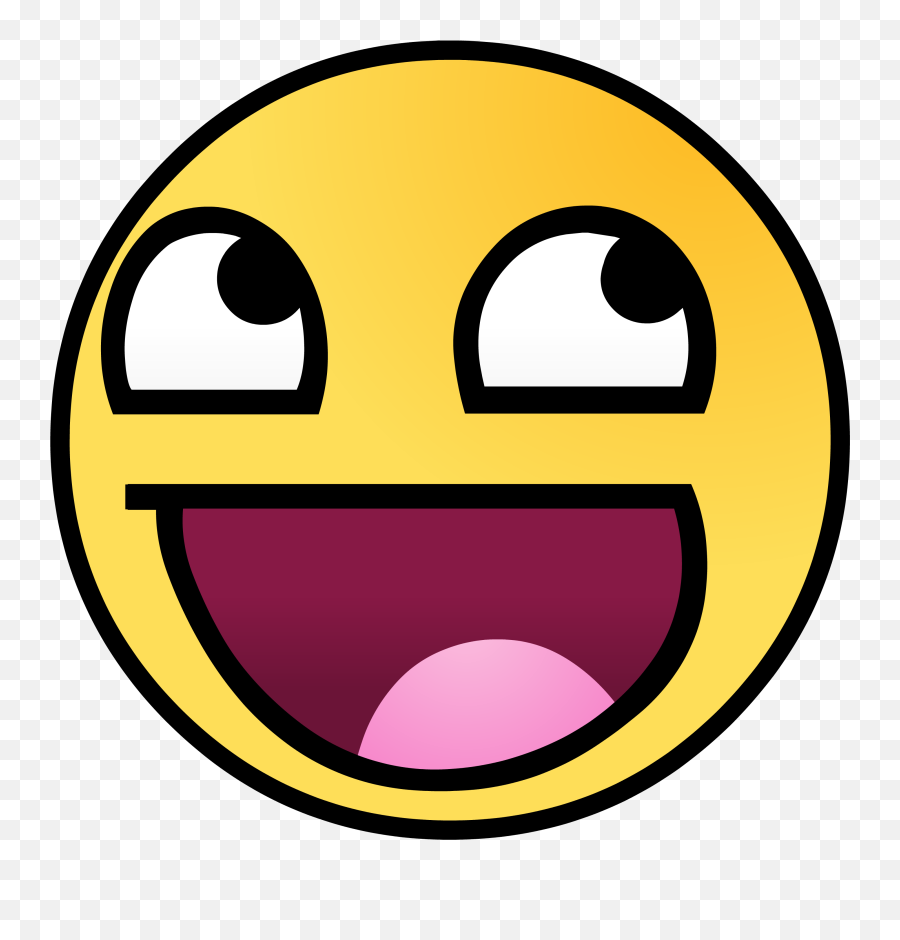 Download Happy Face Meme Png - Awesome Face Full Size Png Face Awesome Emoji,Meme Png