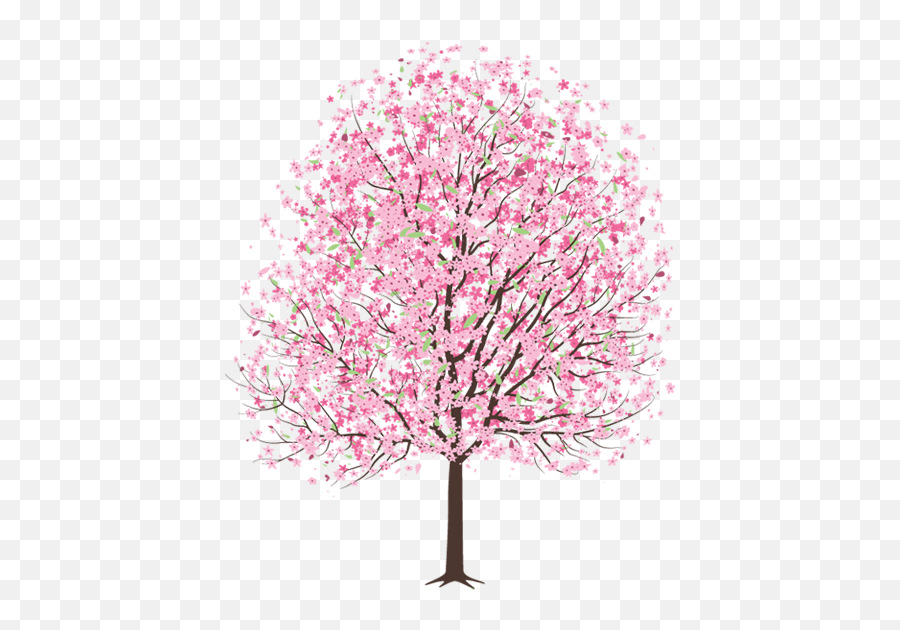 Cherry Blossom Tree Png Hd Transparent C 1624800 - Png Draw A Apple Blossom Tree Emoji,Cherry Blossom Png