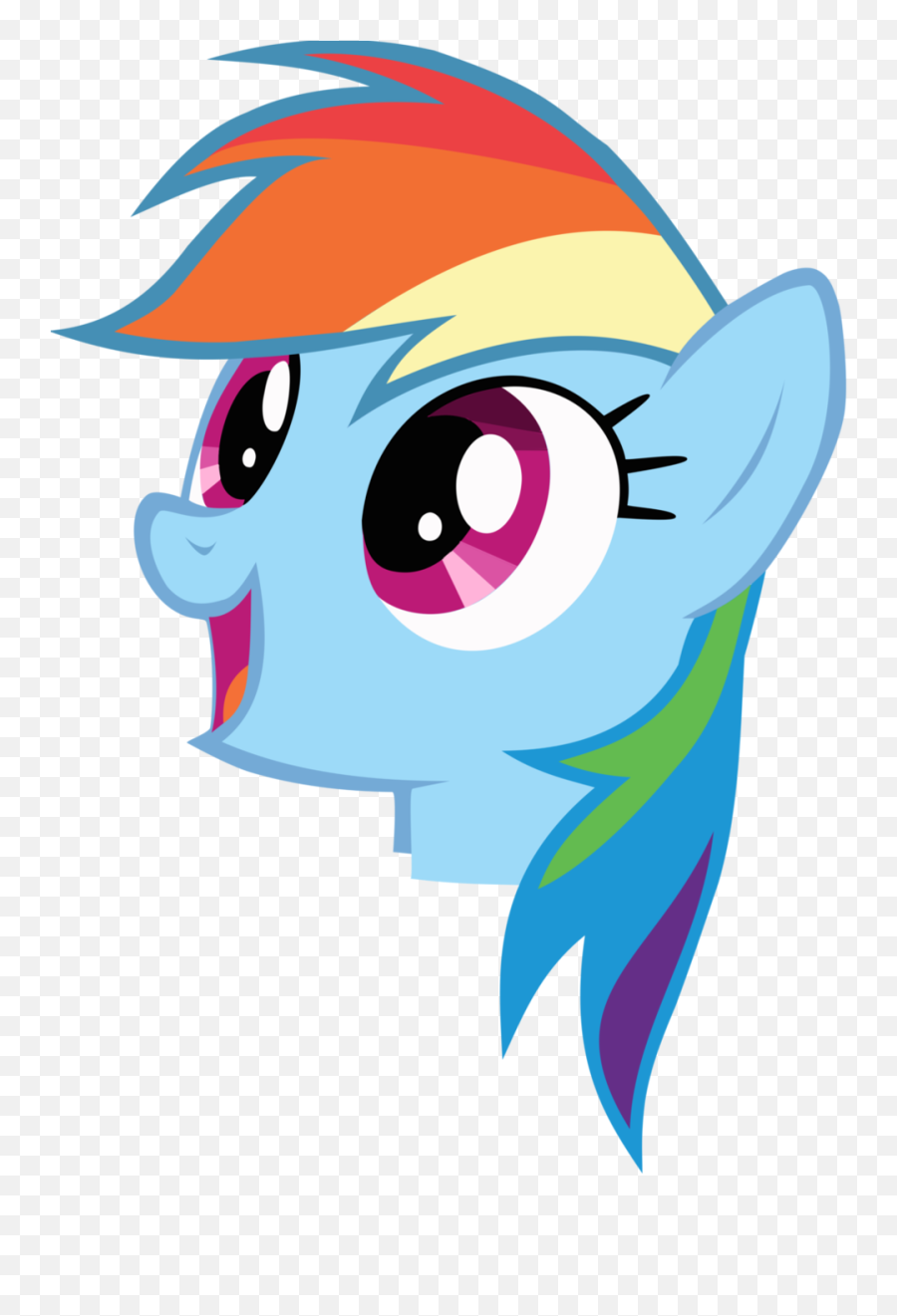 Download My Little Pony Clipart Head - My Little Pony My Little Pony Raibow Dash Clipart Emoji,Pony Clipart