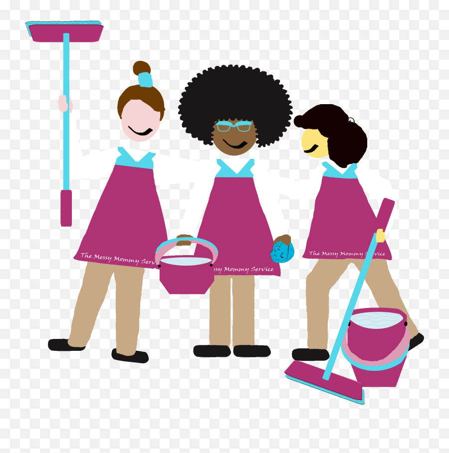 Mommy Cleaning Service Clipart - Sharing Emoji,Cleaning Clipart