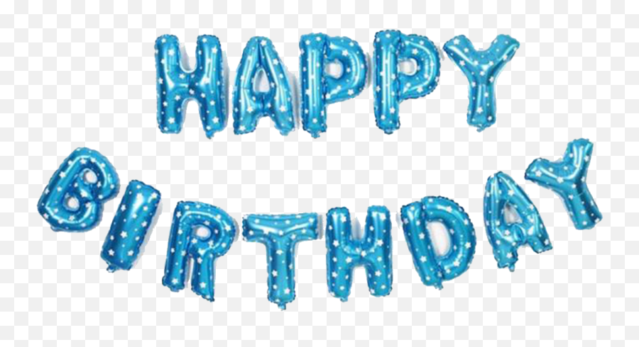 Happy Birthday Foil Balloon Celebration Transparent File Emoji,Birthday Balloon Png