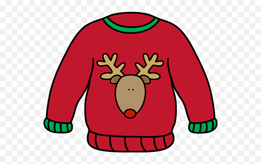 Reindeer Sweater Clip Art - Reindeer Sweater Image Emoji,Clipart Reindeers