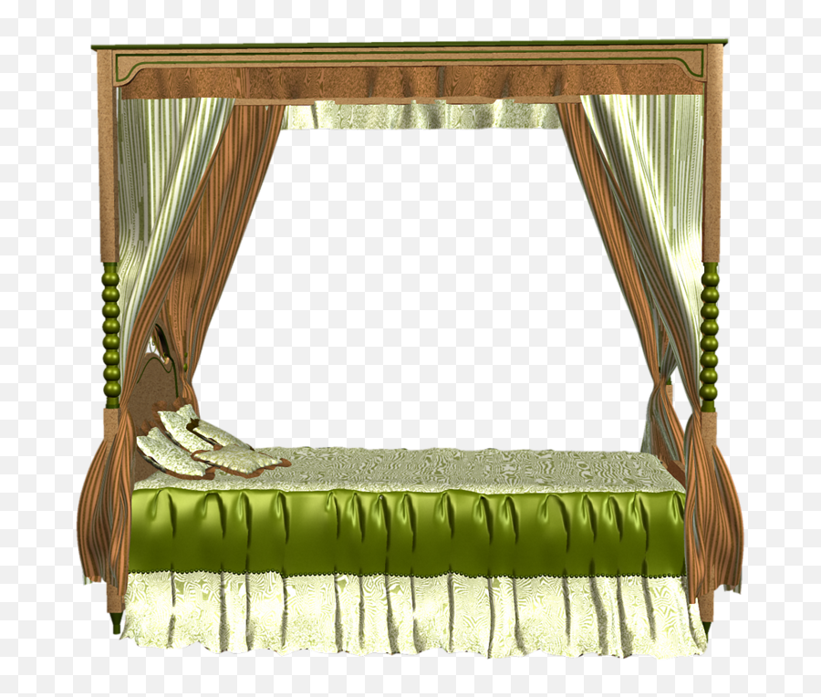 Canopy Bed Clipart Outdoor Bed Bed Clipart Outdoor Decor - Furniture Style Emoji,Bed Clipart