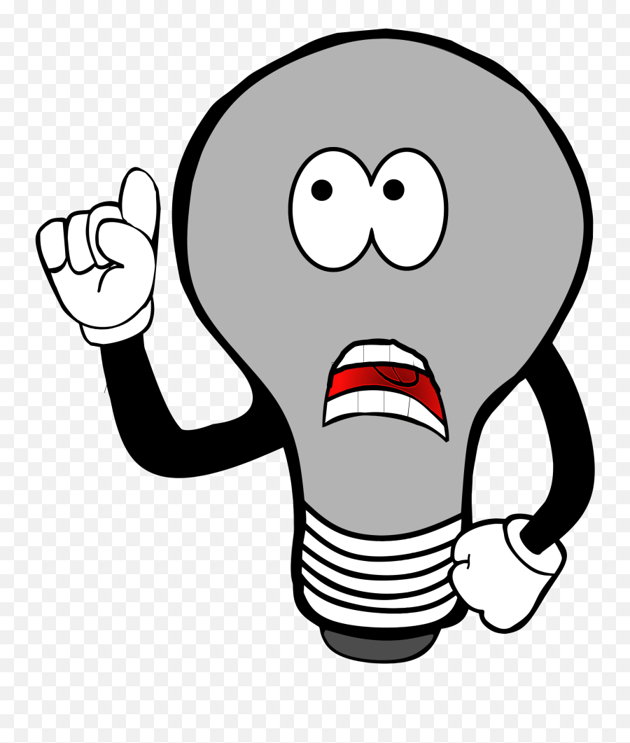 Confused Idea Lightbulb Vector Clipart - No Idea Clipart Emoji,Idea Clipart