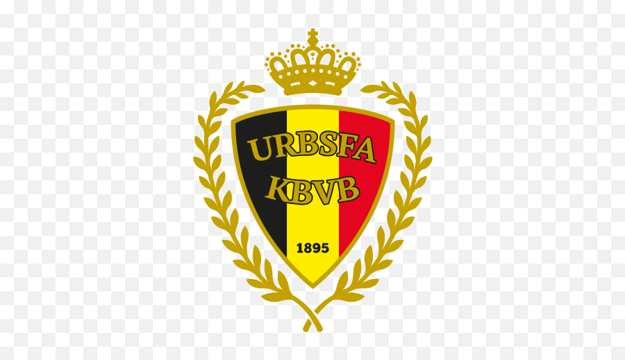 Belgium National Football Team Logo Urbsfa Kbvb - Iceland Belgium Football Logo Png Emoji,Football Team Logos