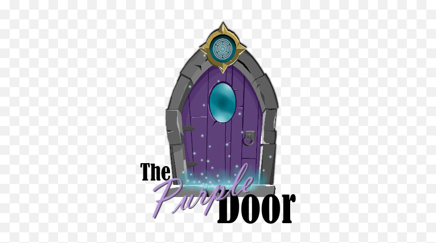 Merry Meet The Purple Door Emoji,Door Logo