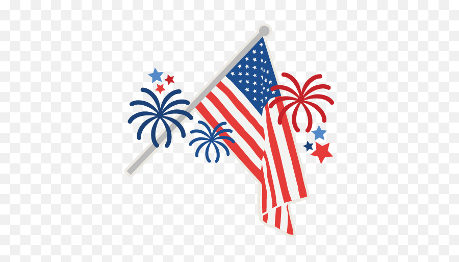 American Flag Svg Scrapbook Cut - Flag 4th Of July Clip Art Emoji,American Flag Clipart
