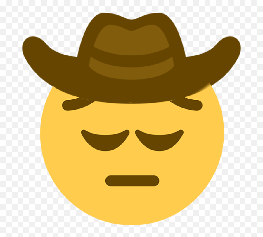 Sad Cowboy Emoji Transparent,Sad Cowboy Emoji Png