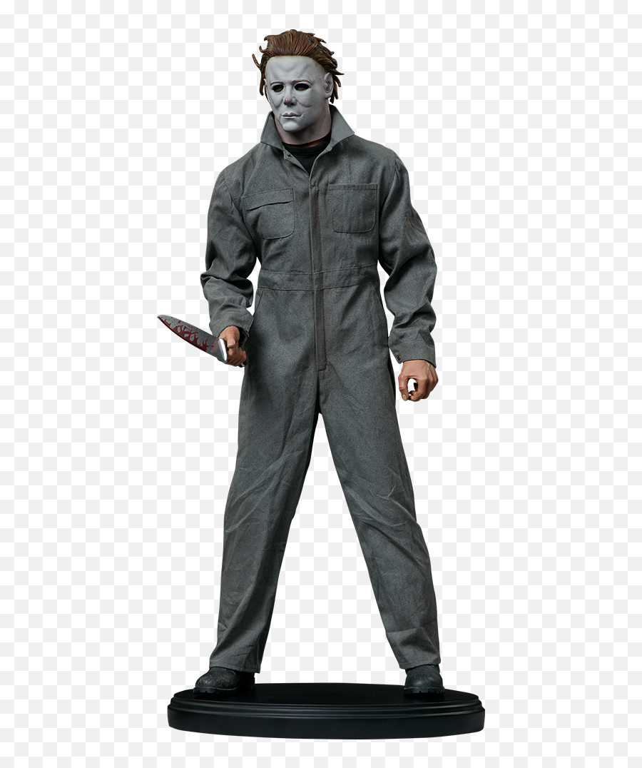 Halloween Michael Myers Statue - Zombie Emoji,Michael Myers Png