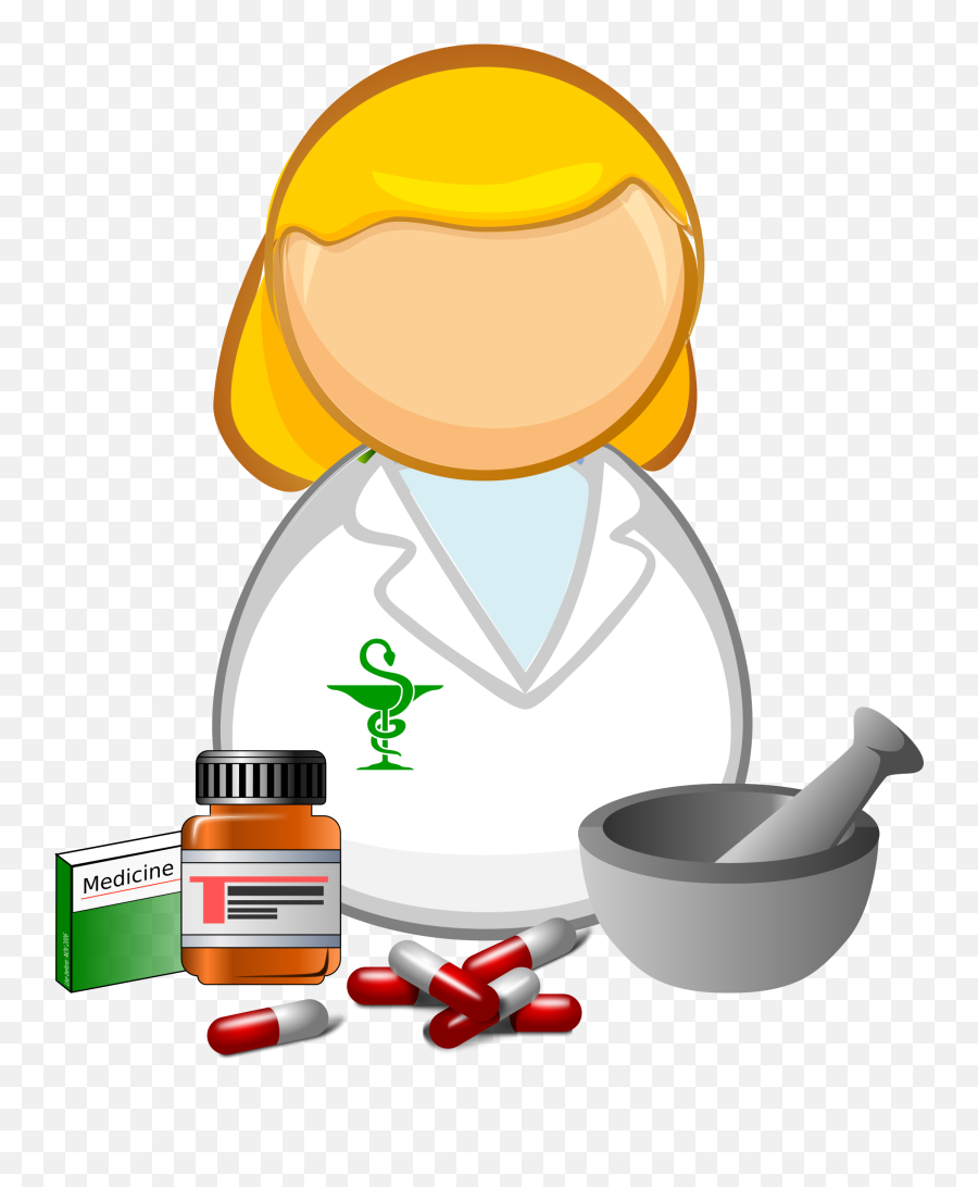 Medication Clipart Pharmasist Medication Pharmasist - Transparent Pharmacist Cartoon Png Emoji,Medication Clipart