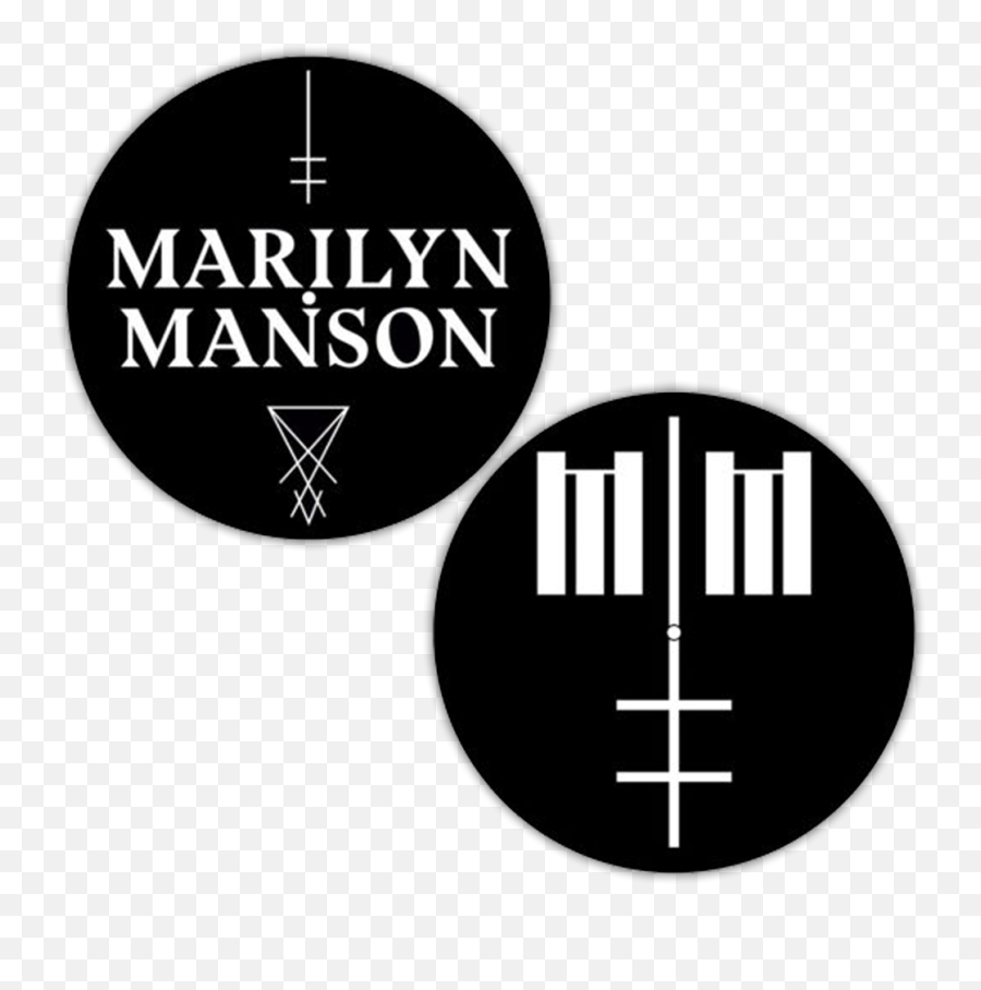 Logo Cross Slipmat - Marilyn Manson Logo Emoji,Modern Logo