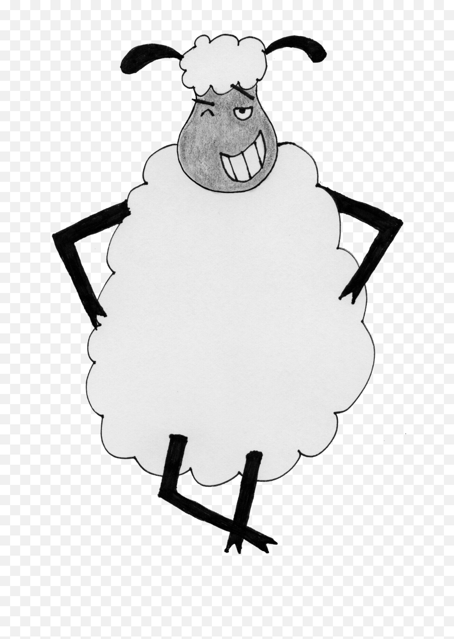 Bad Sheep - Sheep Bad Clipart Full Size Clipart 2135534 Bad Sheep Drawing Emoji,Bad Clipart
