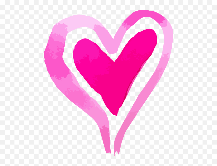 Png Watercolor Heart Transparent - We Appreciate You Pink Emoji,Watercolor Heart Png