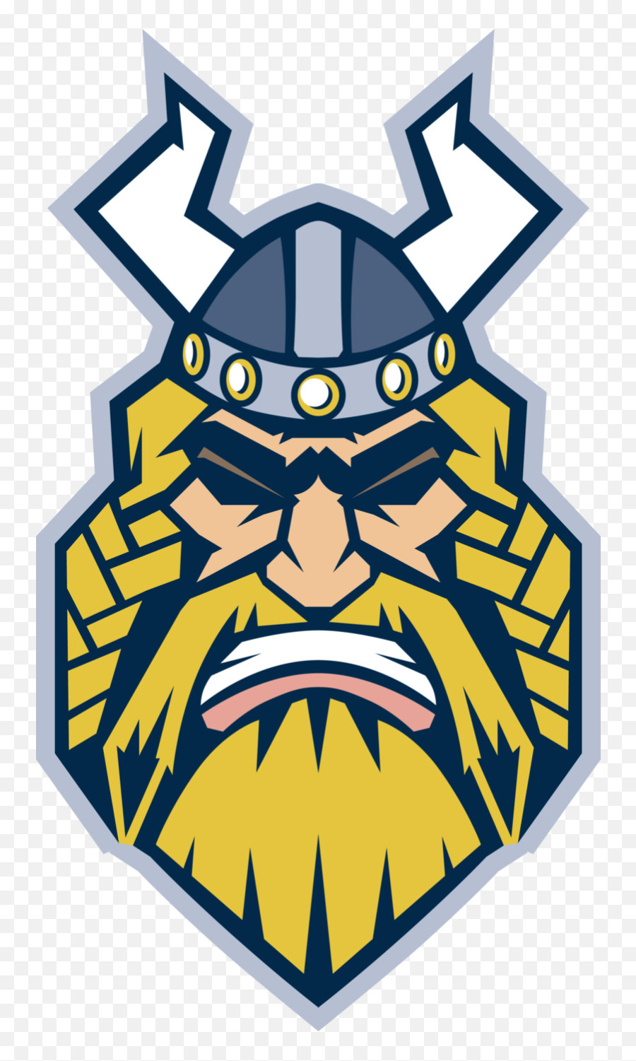 Viking Cricket Logo Transparent Png - Viking Transparent Yellow And Blue Emoji,Viking Png