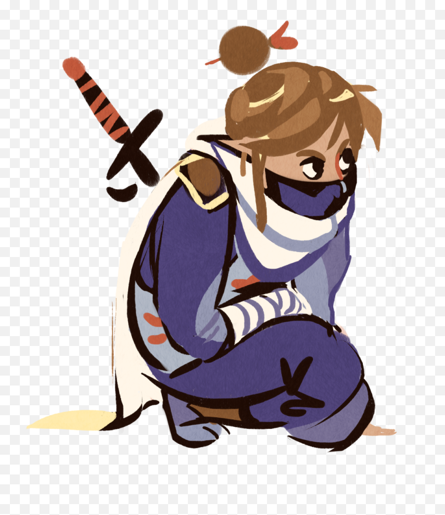 The First Thing Botw Link Did When I - Transparent Botw Link Art Emoji,Breath Of The Wild Link Png