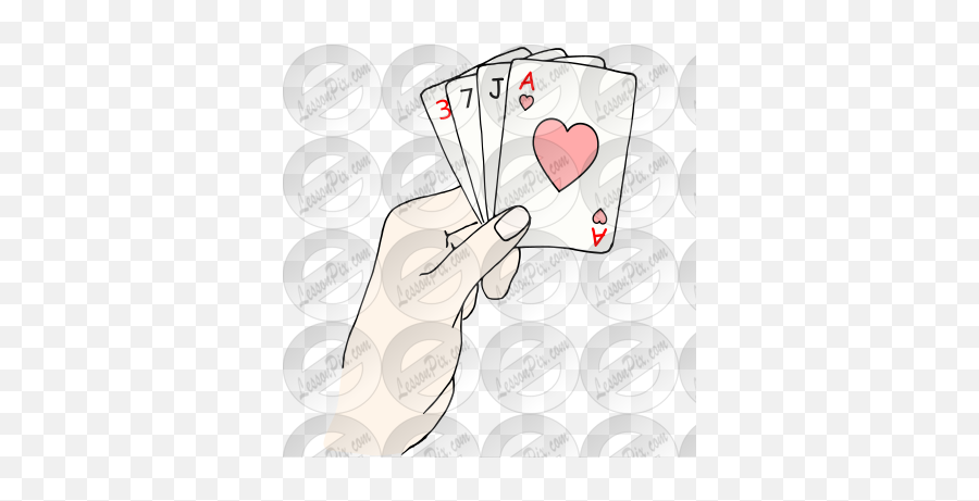 Cards Picture For Classroom Therapy - Playing Card Emoji,Card Game Clipart