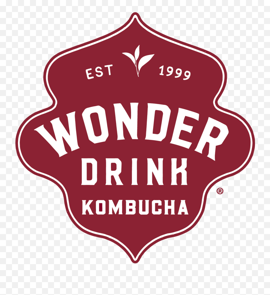 Wonder Drink Kombucha - Language Emoji,Drinks And Beverages Logo