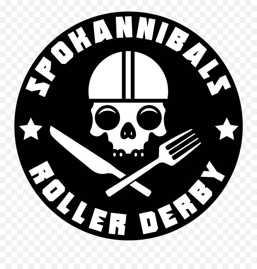 Spokannibals Roller Derby Logo S Emoji,S W Logo
