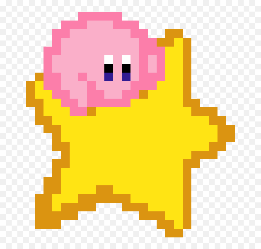 Pixilart - Kirby Warpstar By Bonmv317 Emoji,Kirby Gif Transparent