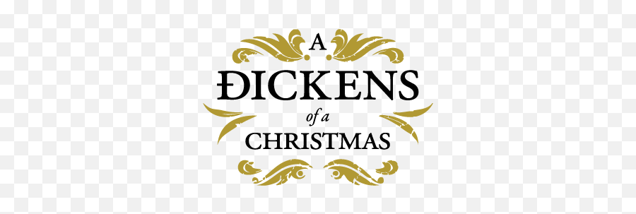 A Dickens Of A Christmas Vector Logo - Language Emoji,Christmas Logo