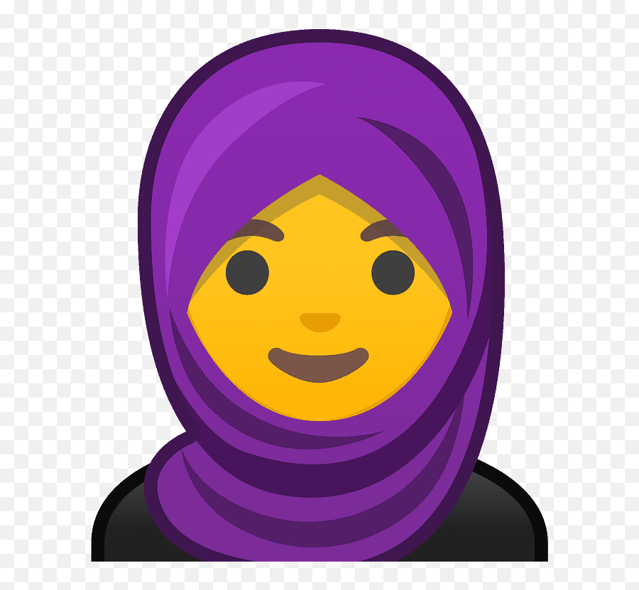 Woman With Headscarf Emoji Clipart Free Download,Hijab Clipart