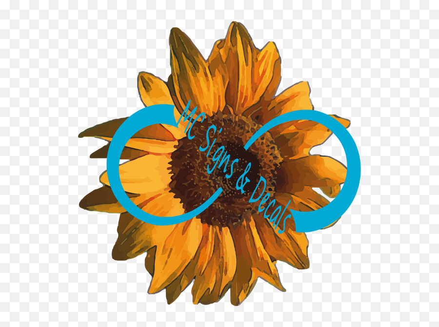 Wc Sunflower 2 Emoji,Watercolor Sunflower Png