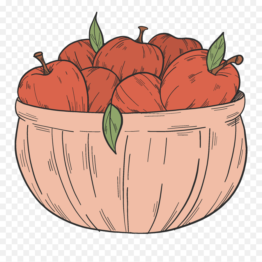 Bowl With Red Apples Clipart Free Download Transparent Png - Superfood Emoji,Apples Clipart