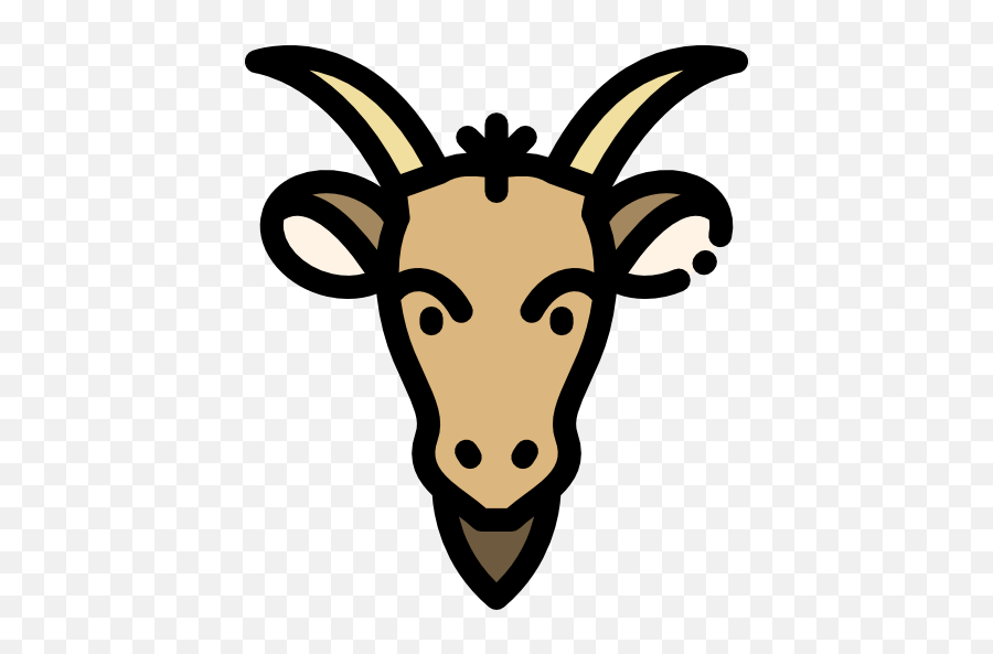 Goat - Free Animals Icons Emoji,Goat Head Png