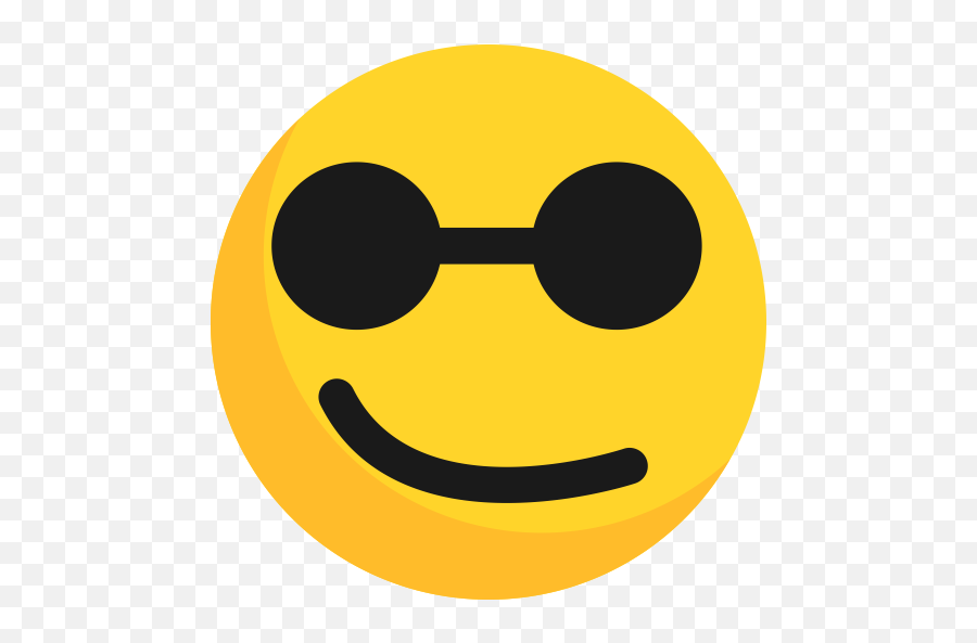 Blind Cool Simely Emoji Png Transparent Clipartpn - Others,School Emoji Transparent
