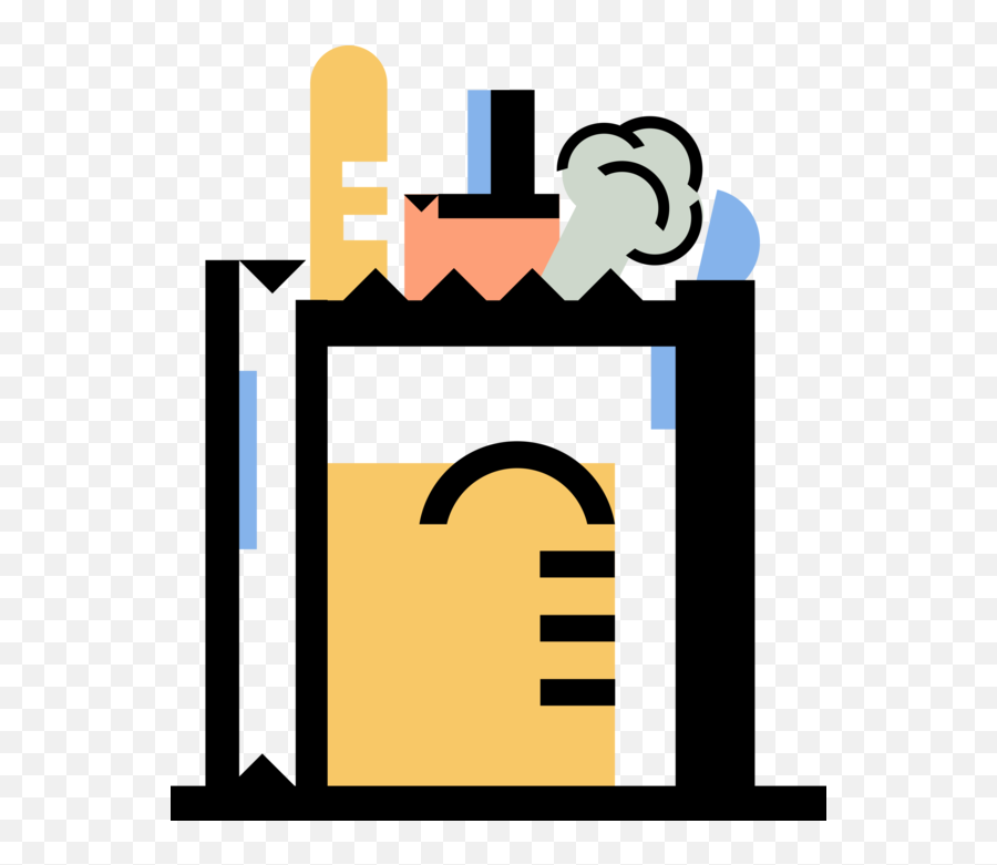 Food Groceries - Vertical Emoji,Grocery Store Clipart