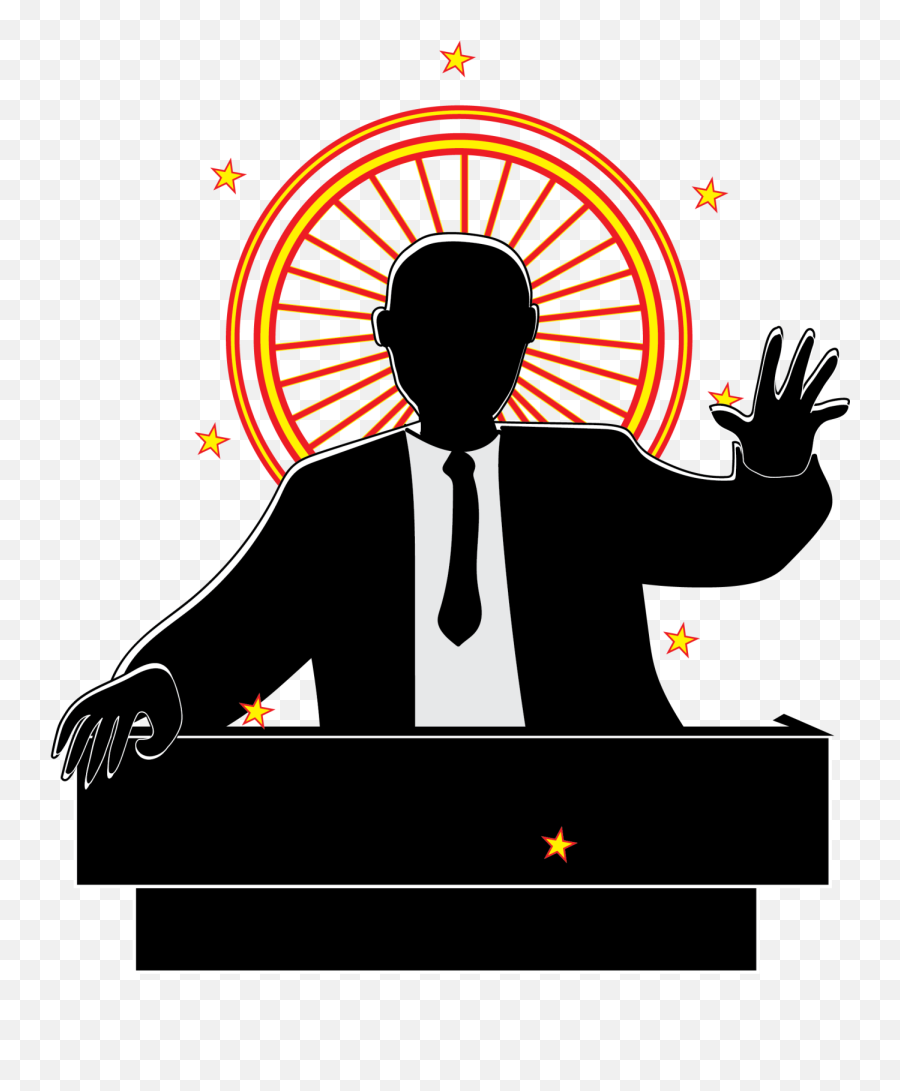 The Concerning Cult - Like Worship Of Politicians Opinion Emoji,Presidential Podium Png
