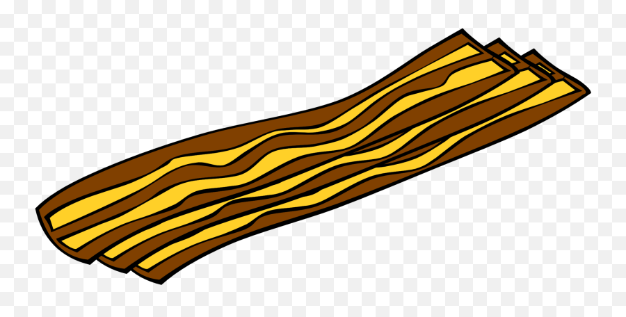 Colorful Sliced Bacon Clipart Free Image - Strips Clip Art Emoji,Bacon Clipart