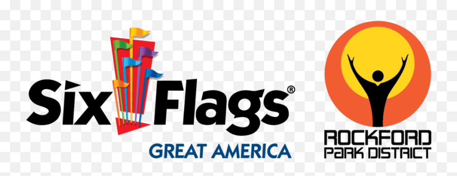 Rockford Park District - Six Flags Great America Logo Transparent Emoji,Six Flags Logo