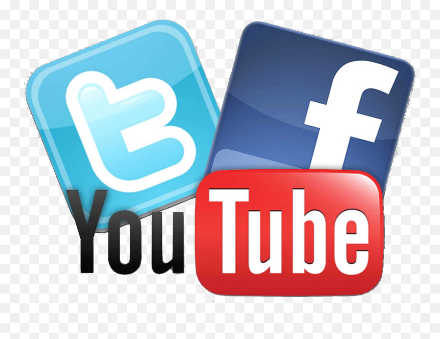 Facebook Twitter Youtube Logo Png Wwwpixsharkcom - Youtube Youtube Ai Emoji,Youtube Logo Png